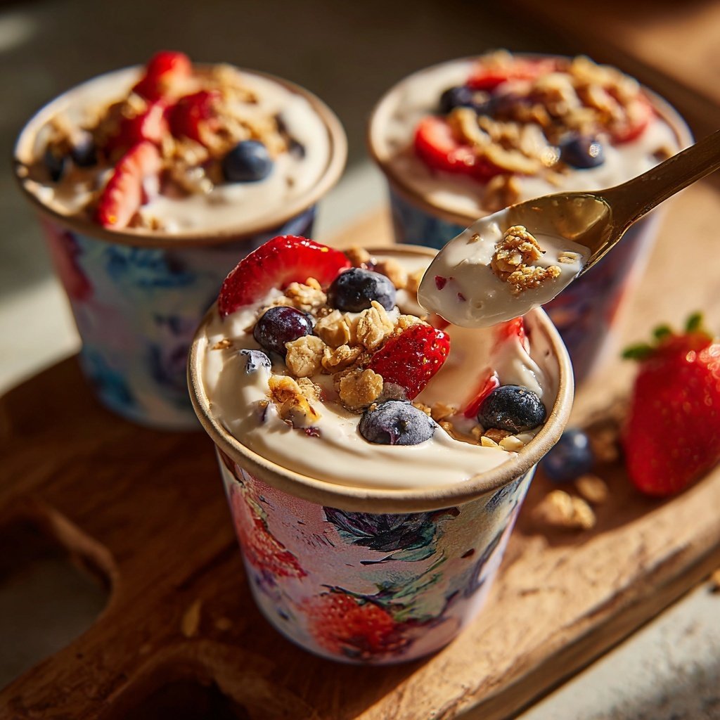 Berry Yogurt Breakfast Cups