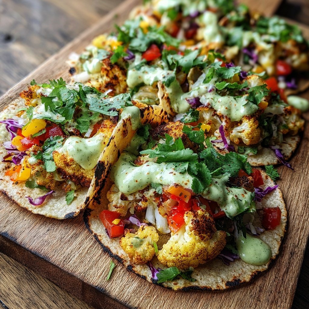Roasted Cauliflower Tacos