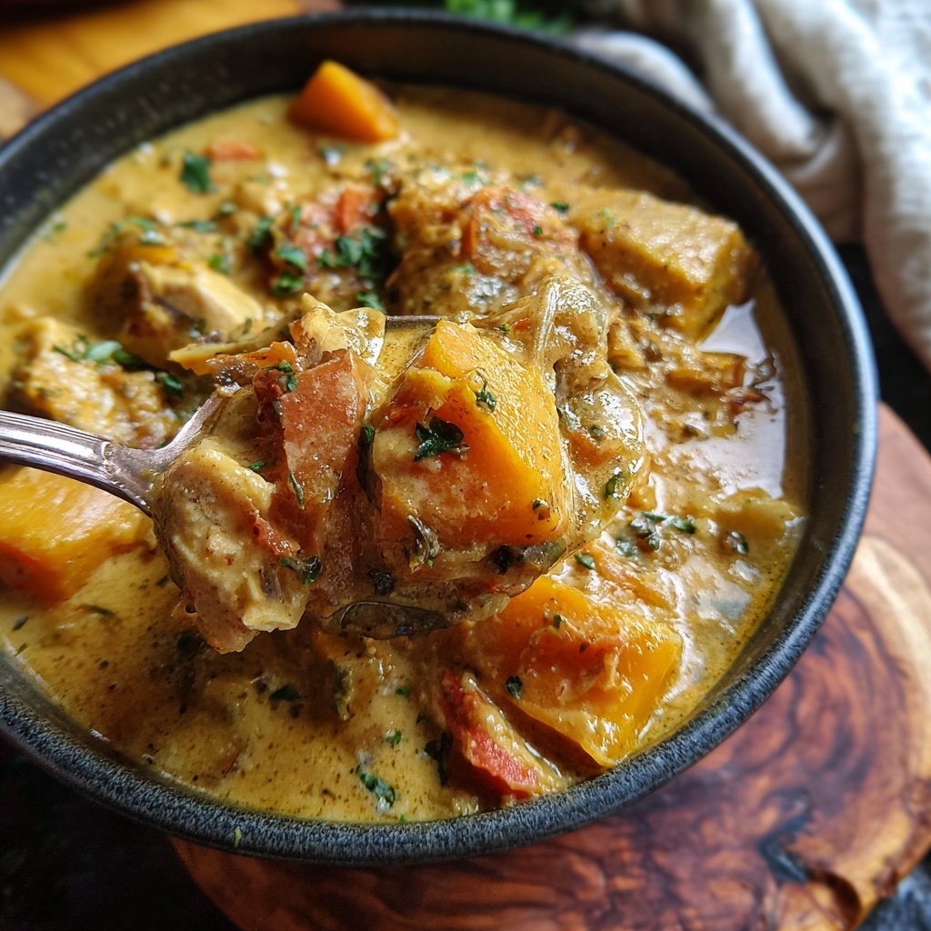 Jamaican Pumpkin Coconut Stew
