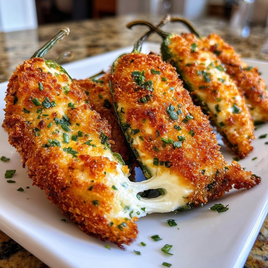 Jalapeno Poppers with Cream Cheese and Chives