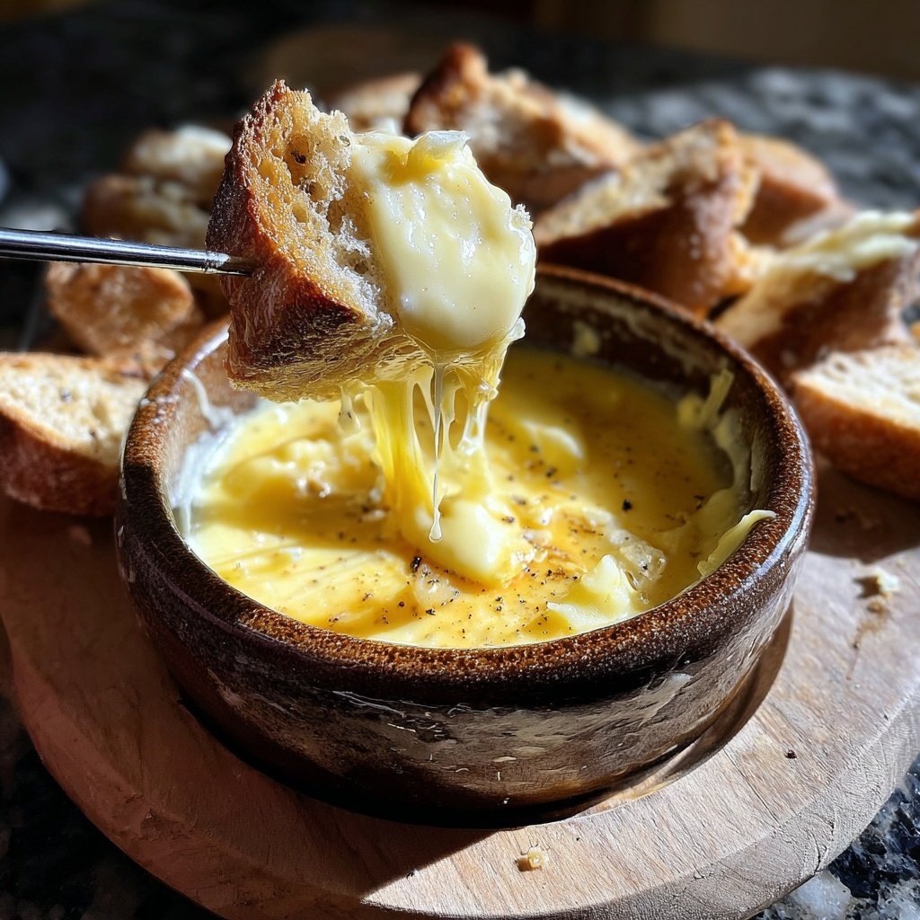 Fondue with Truffle Cheese