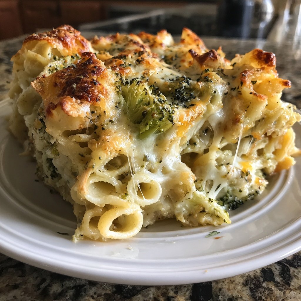 Sunday Creamy Broccoli Pasta Bake