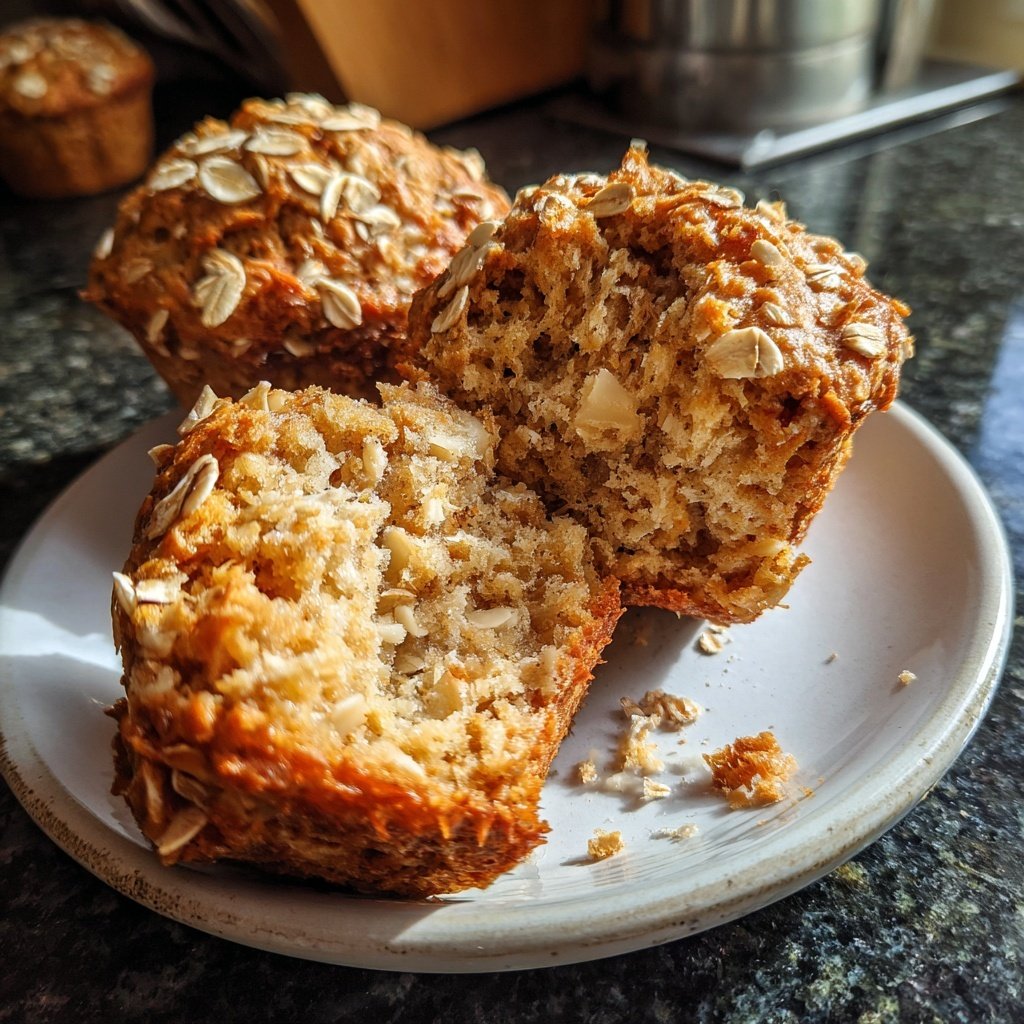 Cottage Cheese Banana Muffins