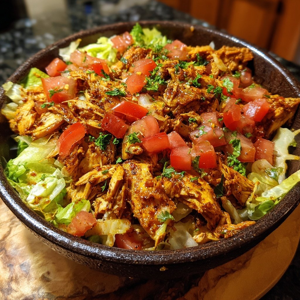 Easy Chicken Shawarma Bowl